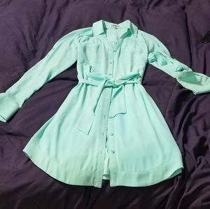 Express button down Shirt dress